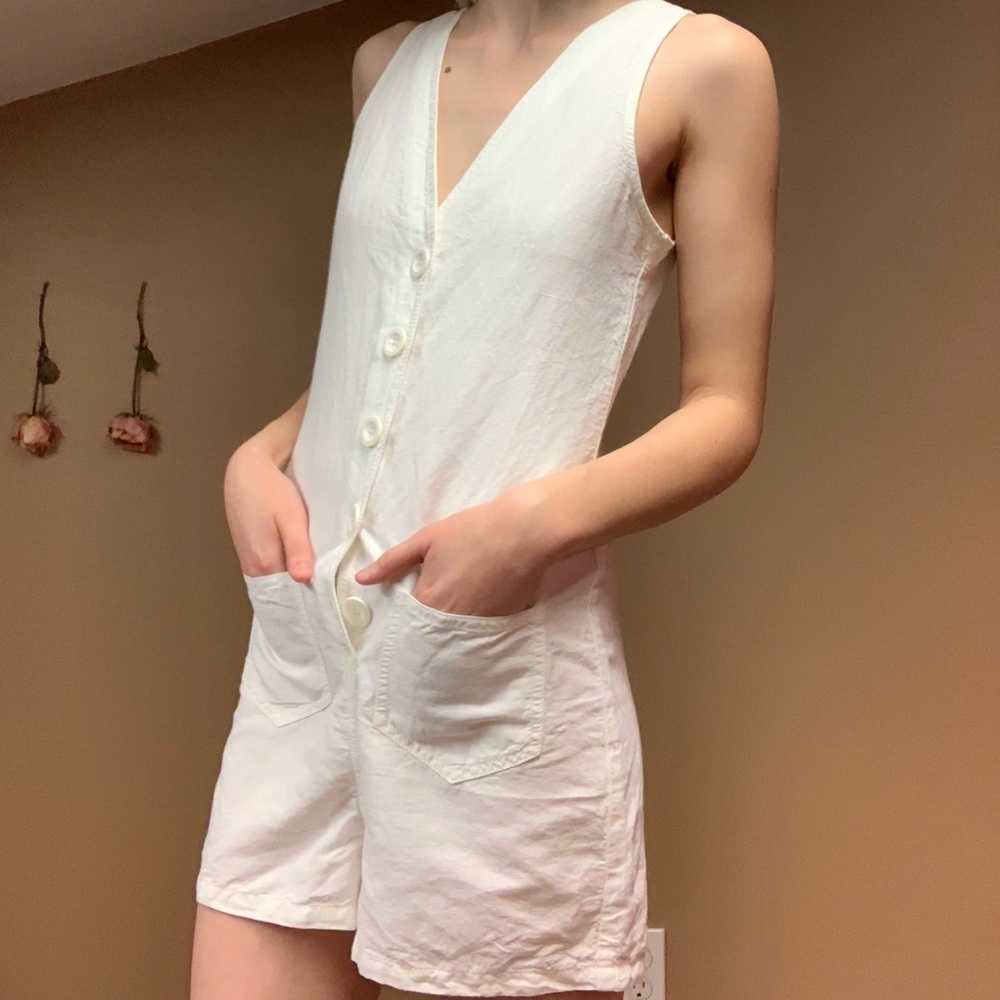 White ASOS romper